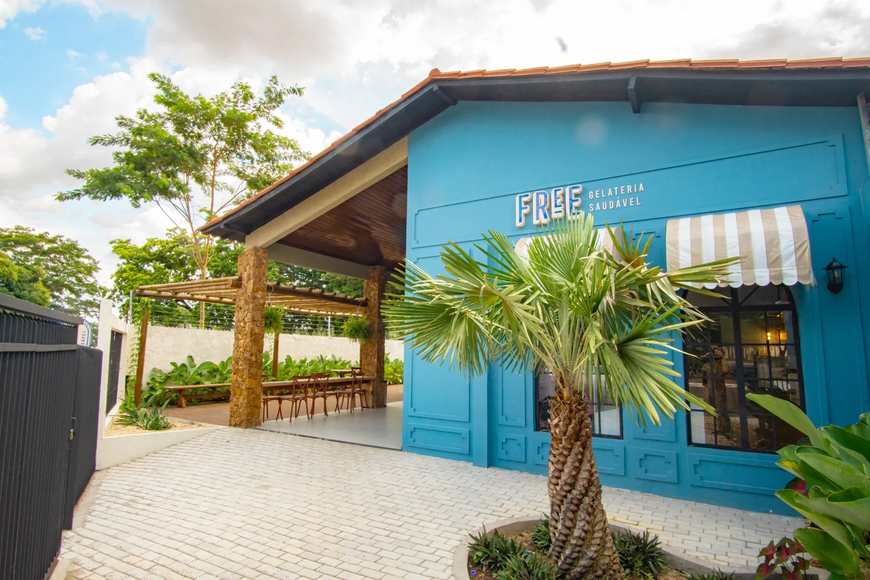 Fachada da Free Gelateria Saudável em Teresina